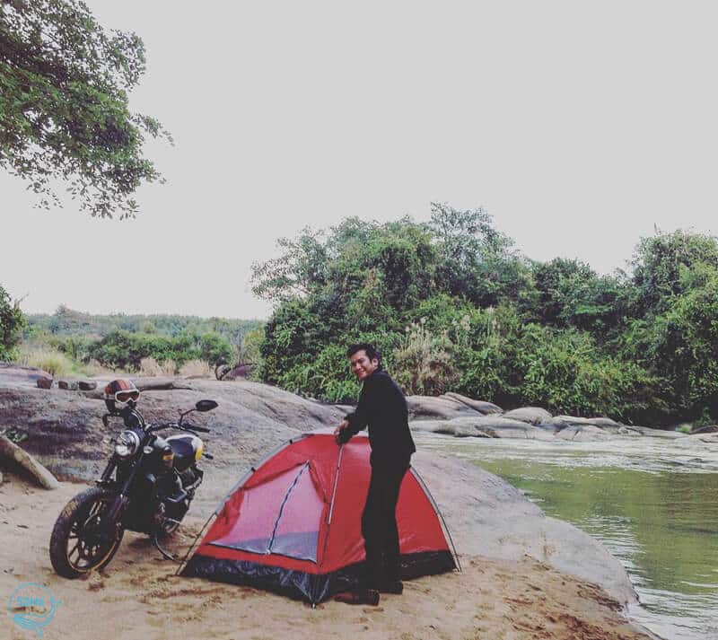 Cắm trại tại thác Mai