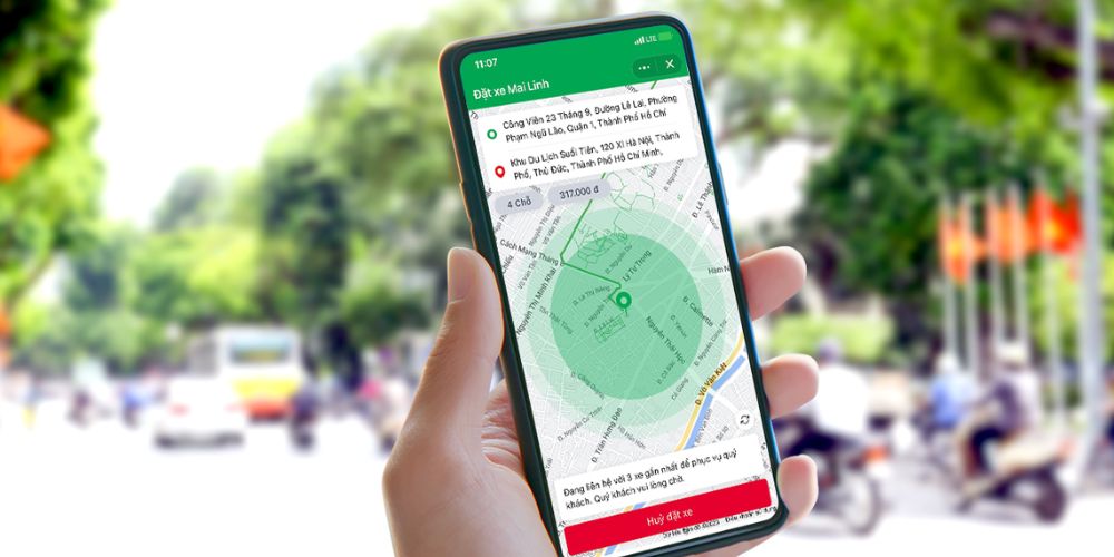 đặt taxi mai linh