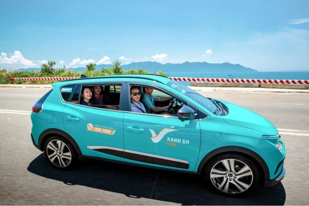 đặt taxi xanh sm