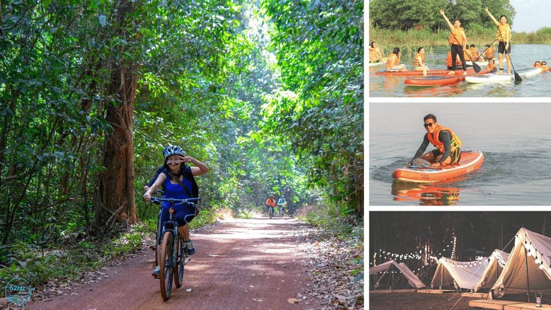 Hoạt động tại Hồ Trị An