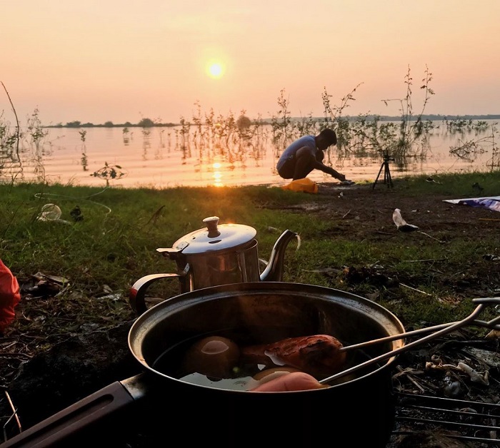 cảnh đẹp hồ Trị An